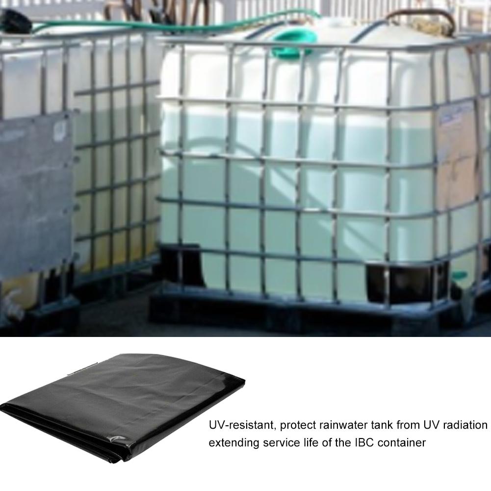 Hdpe Water Tank Cover Zon Bescherming Cover Voor Regenwater Tank 1000L Ibc Containers