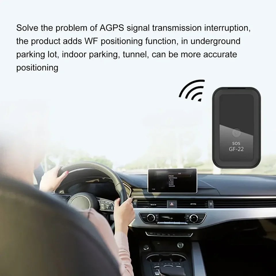 GF-22 Auto Tracker Apparaat Sterk Magneticautomatisch Alarm Motorfiets Auto Mini Gps Trackersvoice Controle Anti-Verloren Apparaat Locator