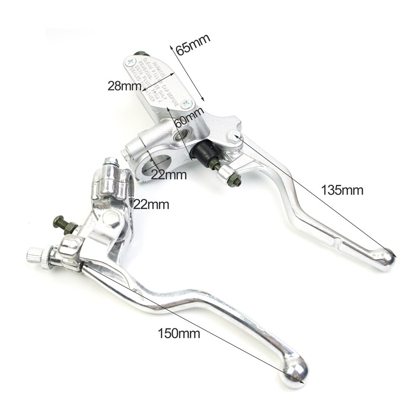 Palanca de embrague para Motocross, Pit Bike para moto de Enduro, cilindro maestro, freno hidráulico para KTM390 125 200 690 husqvarna X FX TC