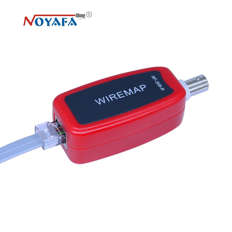 Unique Network monitoring cable tester LCD NF-308 Wire Fault Locator LAN Network Coacial BNC USB RJ45 RJ11 red color NF_308