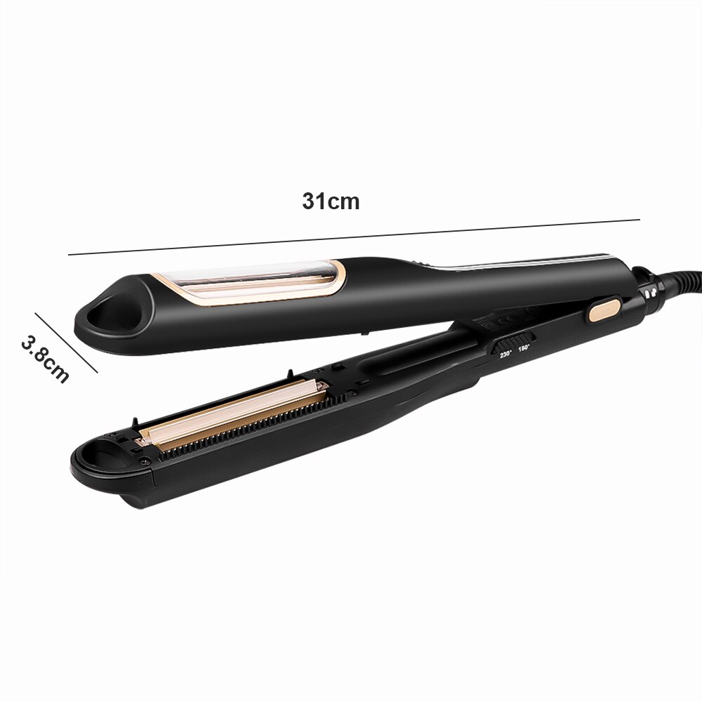 Rizador de cabello automático con pinza de maíz, plancha de rizos de hierro plano corrugado, Plancha , Herramienta de Peinado de ondulación de cabello rizado