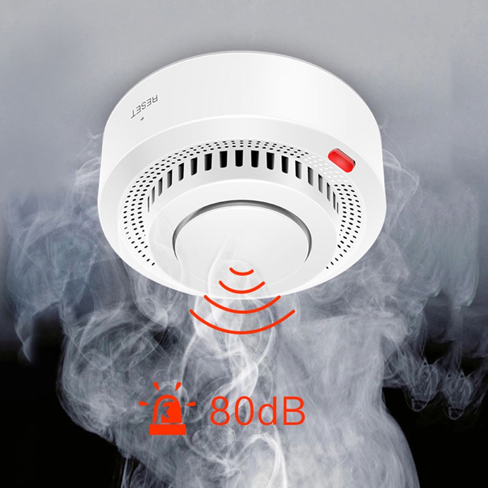 Wifi røykvarsler smart brannalarm sensor trådløst sikkerhetssystem smart liv tuya app kontroll smart hjem til hjemmekjøkken