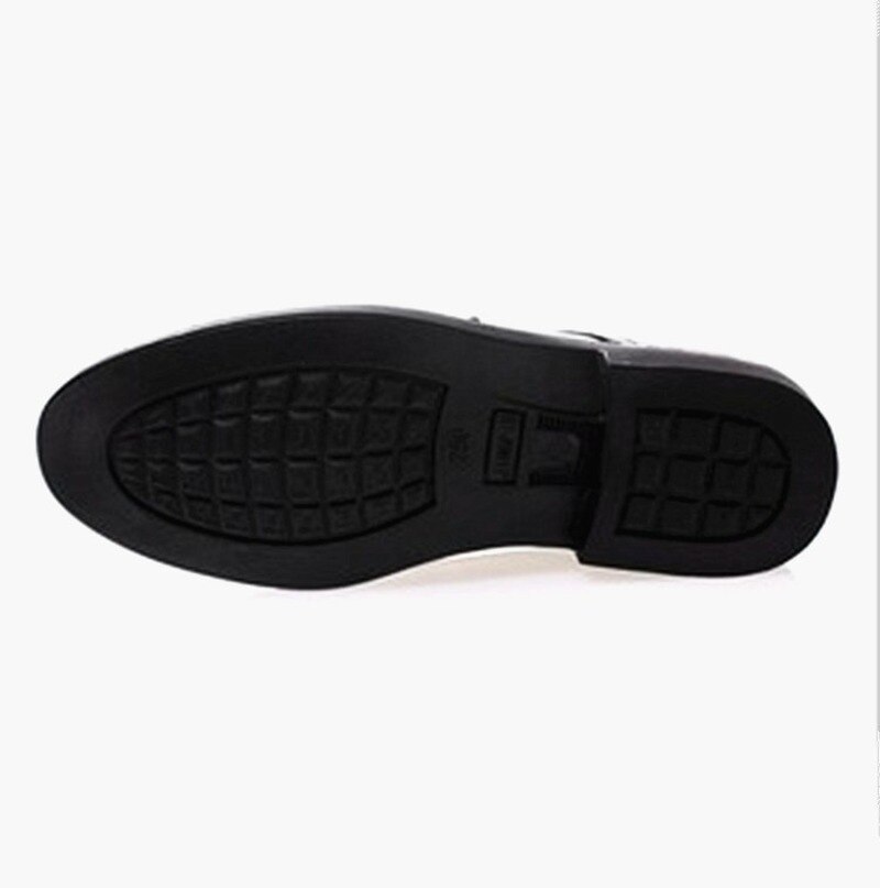 Chaussures moine pour hommes,Chaussure de robe officielle de banquet de fête Bureau de travail chaussures en cuir d'affaires,Black-43/UK 8.5/US 9