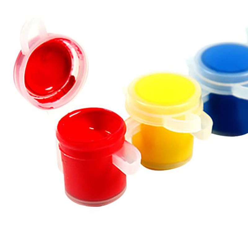 1 Set 3ml/5ml Hand-painted Acrylic Paint Children Safe Painting Pigments Kindergarten DIY Art Graffiti Pigment Set