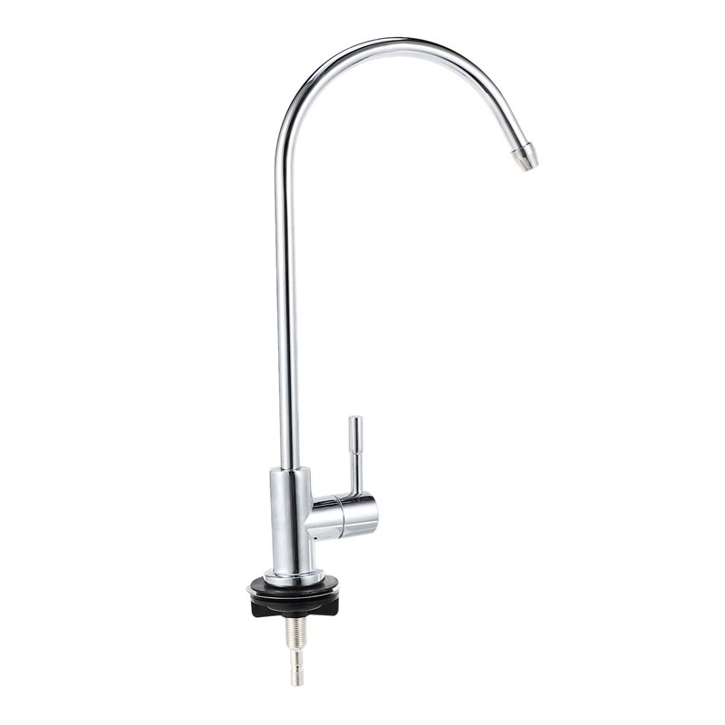 1/4 Inch Chrome Drinking Water Filter Faucet Reverse Osmosis Sink Kitchen Tap