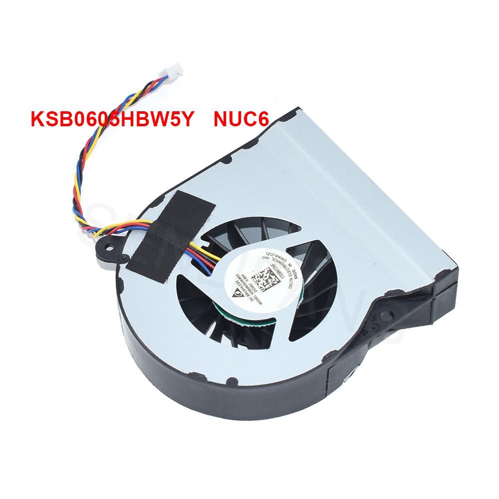 For Intel NUC6I7KYK NUC8I7BEH NUC6 NUC8 NUC10 I3 I5 I7 KSB0605HB KSB0605HBW5Y BSC0805HA-00 NS65B01 DC5V 0.6A CPU Cooling Fan: Gold