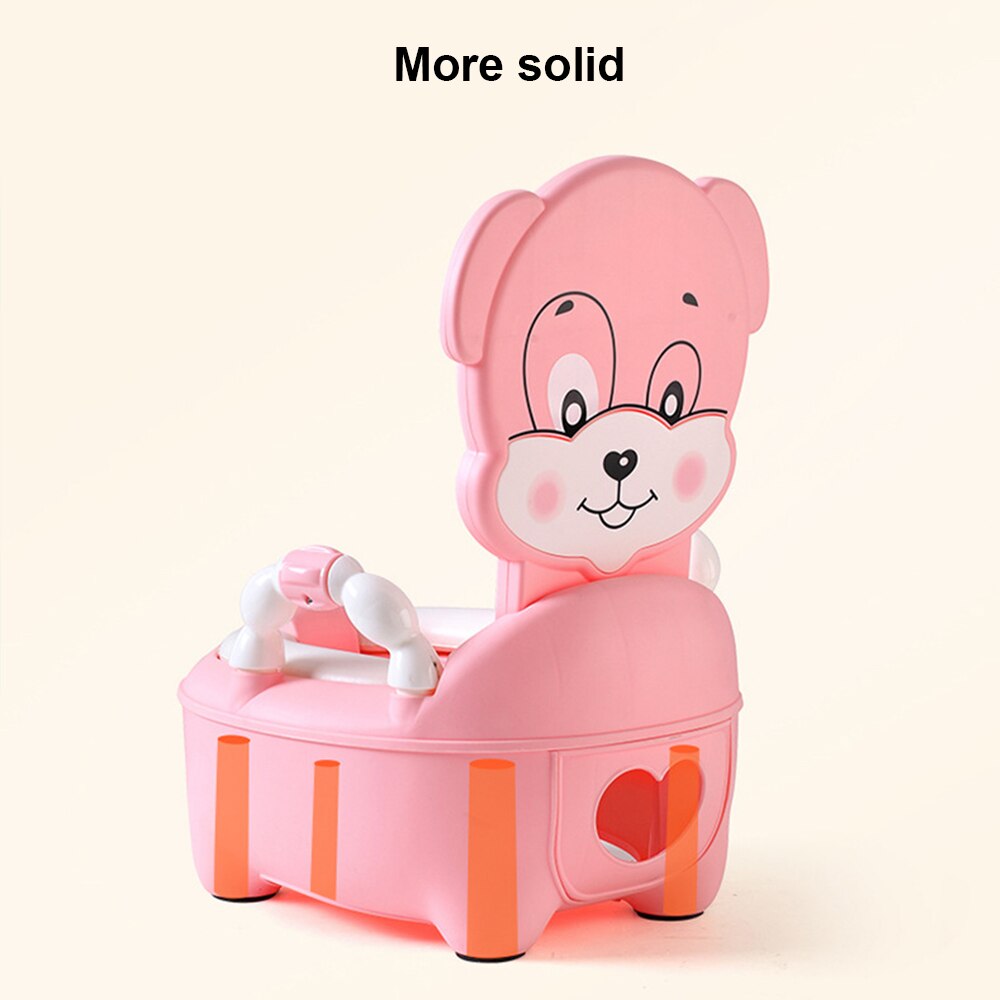 Orinal portátil de dibujos animados para niños y niñas, asiento de inodoro para bebé, orinal de entrenamiento, olla de viaje