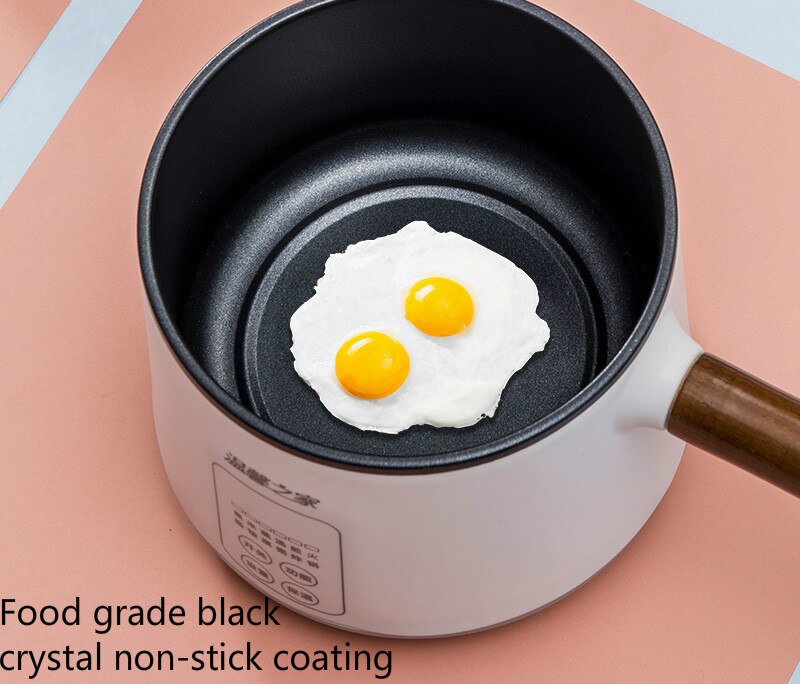 220V 1.8L 600w Samrt Electric rice cooker pot Multifunctional electric frying pan Non-stick coating with steamer insulation