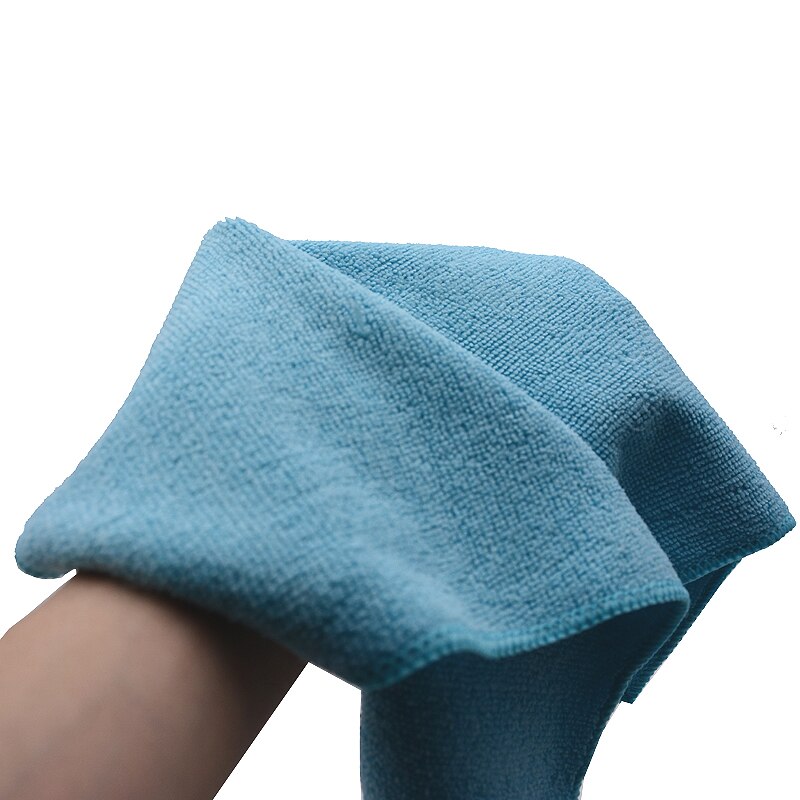 12PCS Microfiber Car Cleaning Cloths Microfibre Waxing Polishing Detailing Towels Soft Car Care Kitchen Housework Towel 3 Color