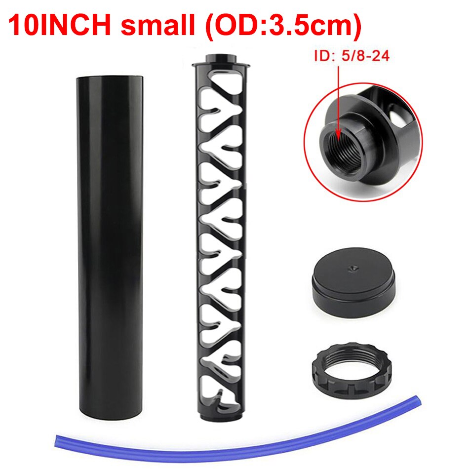 Aluminum Trap 1/2-28 5/8-24 6inch 10inch Single Core Fuel Filter Fuel Trap Solvent Trap for NAPA 4003 WIX 24003 Car Motorbike: 10BLK5824-3.5cm
