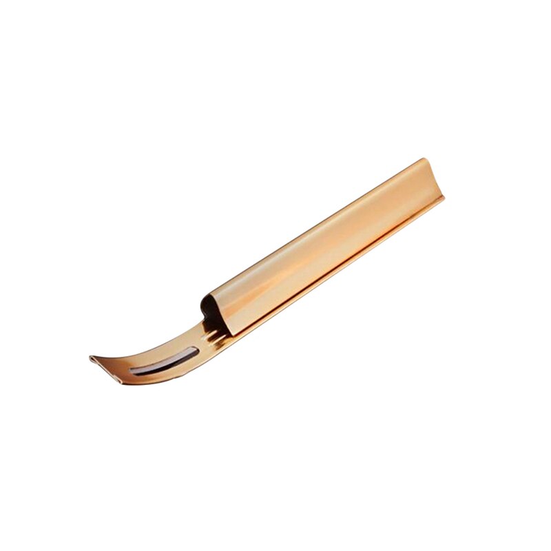 Leather Thinner DIY Handmade Leather Tools Stainless Steel Thinning Paring Knife Leather Tools: golden