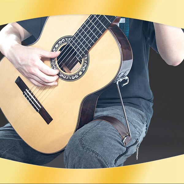 Klassisk gitarr stödram gitarr stöd vänsterhänt