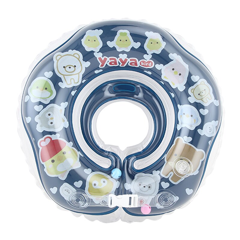 Newborn Bath Swimming Pool Water Fun Children Carton Float Circle yayabird Store Yayabird: S1  Dark Blue