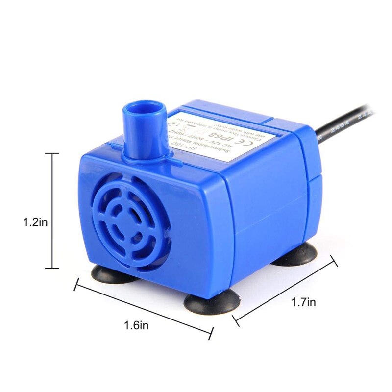Replacement Pump for Fountain Both Suitable for 1.6L and 2.5L