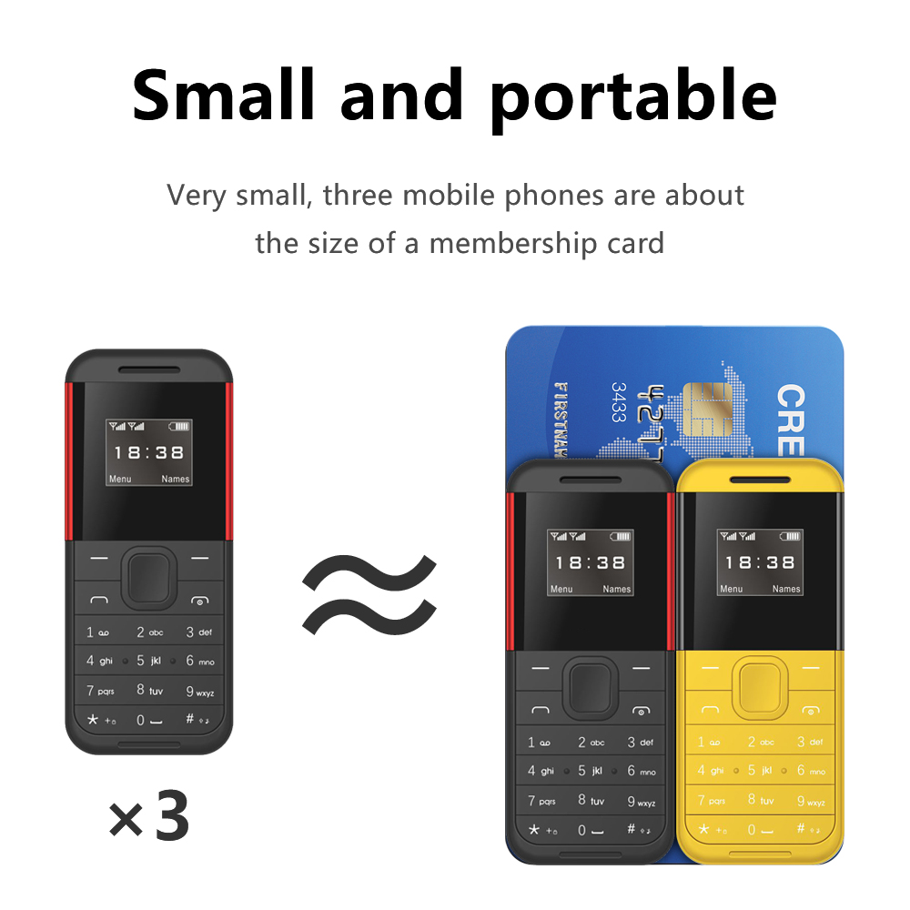 Niedriger Preis 2G Mini Handy 2 SIM Karten Bluetooth Zifferblatt Magic Voice Auto Anruf Recorder Musik Spielen kleine Taste Handy