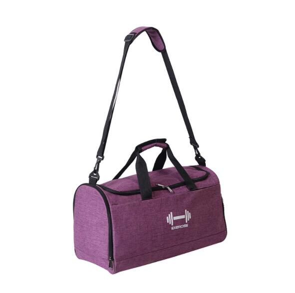 Outdoor Reizen Draagbare Yoga Tas Grote Capaciteit Opvouwbare Tas Multifunctionele Opslag Fitness Tas Droog Nat Scheiding Yoga Tas: Purple