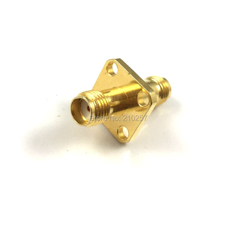 10pcs RF Connector SMA Female to SMA Female For Two Way Radio SMA-F to SMA-F Antenna Adaptor