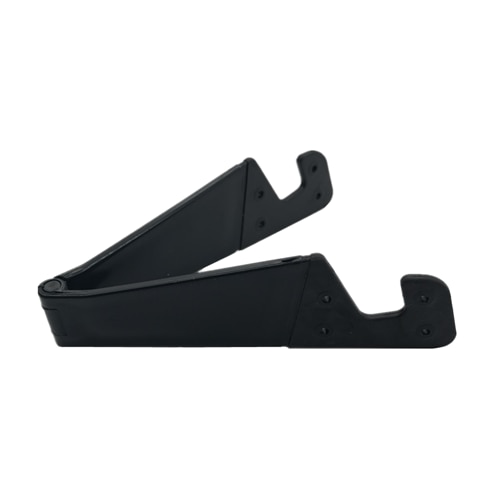 Bsliufang universal v-em forma de suporte do telefone celular móvel para smartphone & tablet ajustável plástico dobrável suporte portátil: black