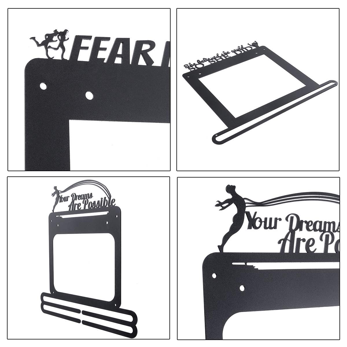 Holdbart stål medalje bøjle medalje holder display stativ løb svømme gymnastik maraton cykel sport medalje hjem dekoration