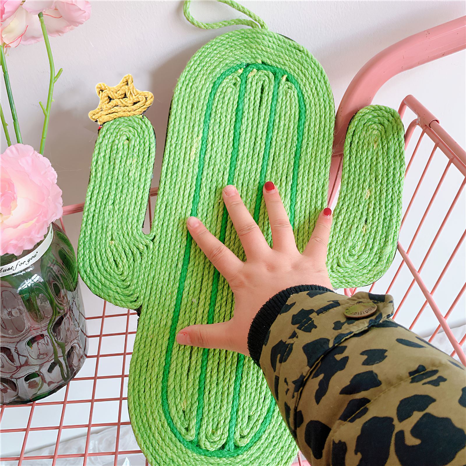Pet Toys Cat Scratch Pad Cat Cactus Corrugated Pad Scratching Rest Corrugated Paper Pad Cats Grinding Nail Scraper Protect