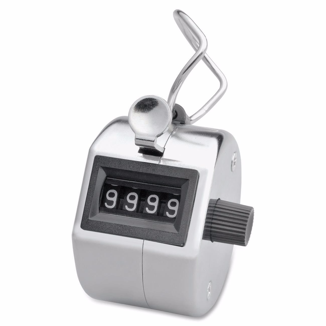Best Selling Manual Counter Portable Handy 4 Digits Metal Tally Number Golf Test Lap Counter Number Clicker Manual Sportwatch #e: Default Title
