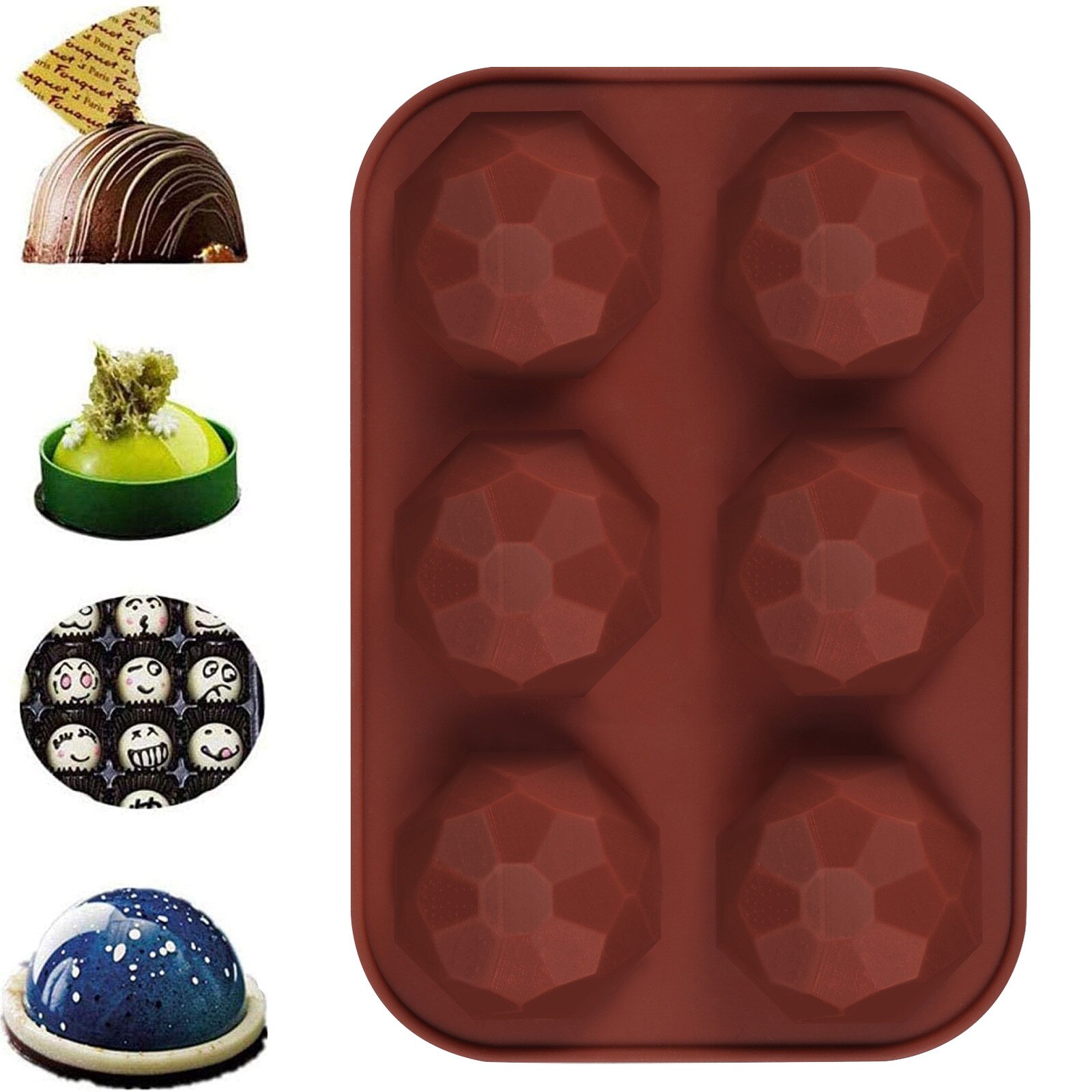 1PCS DIY Formen Silikon Form Maker Geschmacklos Backen Gebäck Cookie Schokolade Form Muffin Kuchen Form Dessert Dekorieren Werkzeuge: green