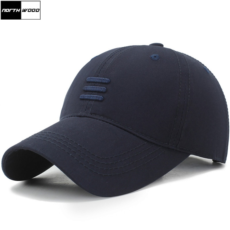 [NORTHWOOD] Mens Baseball Kappen Baumwolle Sommer Kappe Für Frauen Knochen Gorras Schwarz Vati Hüte Casquette Snpback