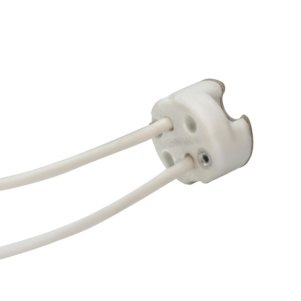 G5.3 / GU5.3 / MR16 / G4 / MR11 Ronde Keramische Led Halogeen Lamp Light Bulb Socket Houder Base Draad connector Adapter MR16