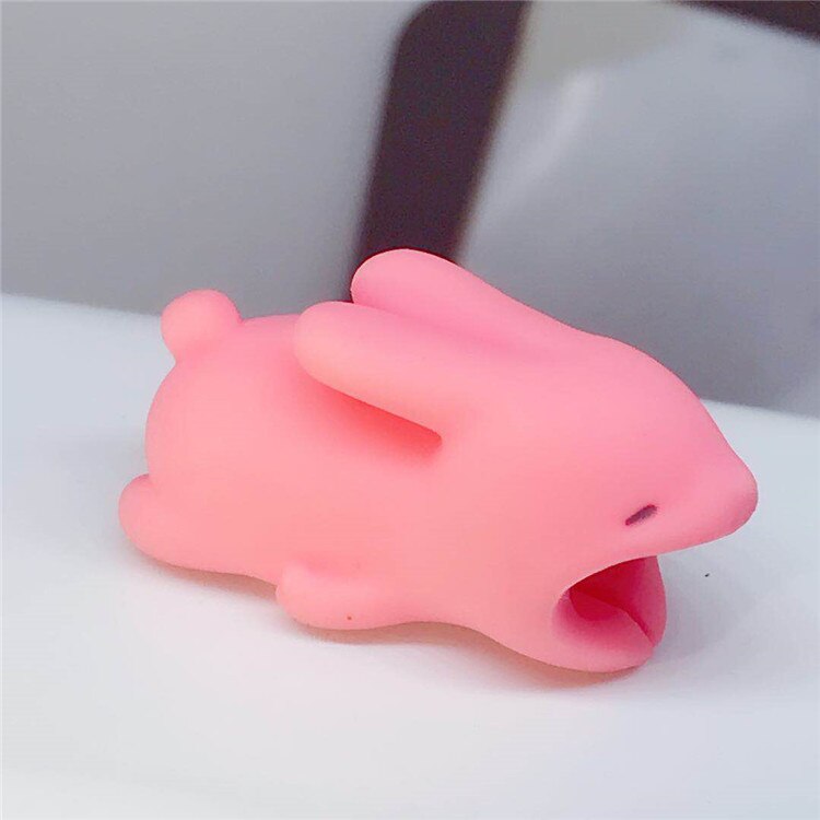 Nowy kabel akcesoriów kabel ukąszenia zwierząt Cartoon USB ładowarka kabel do transmisji danych Protector dla iphone 8 7 6 ochrona kabla USB