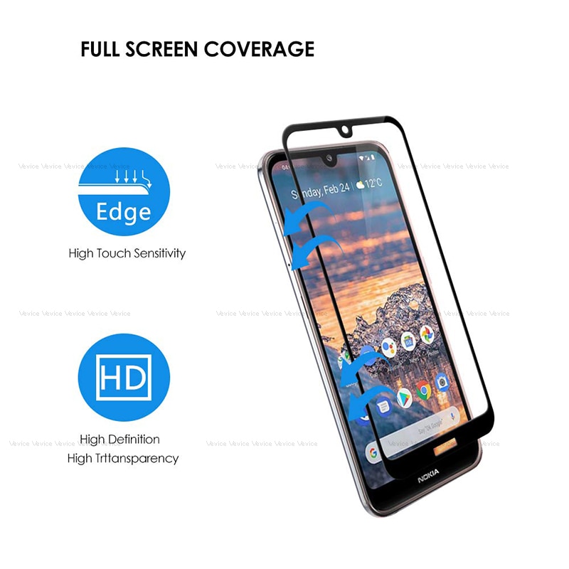 9H Glass for Nokia 4.2 3.2 2.2 5.1 7.1 8.1 Plus Screen Protector for Nokia 7 Plus 9 X5 X6 2 3 5 6 Protective Tempered Glass