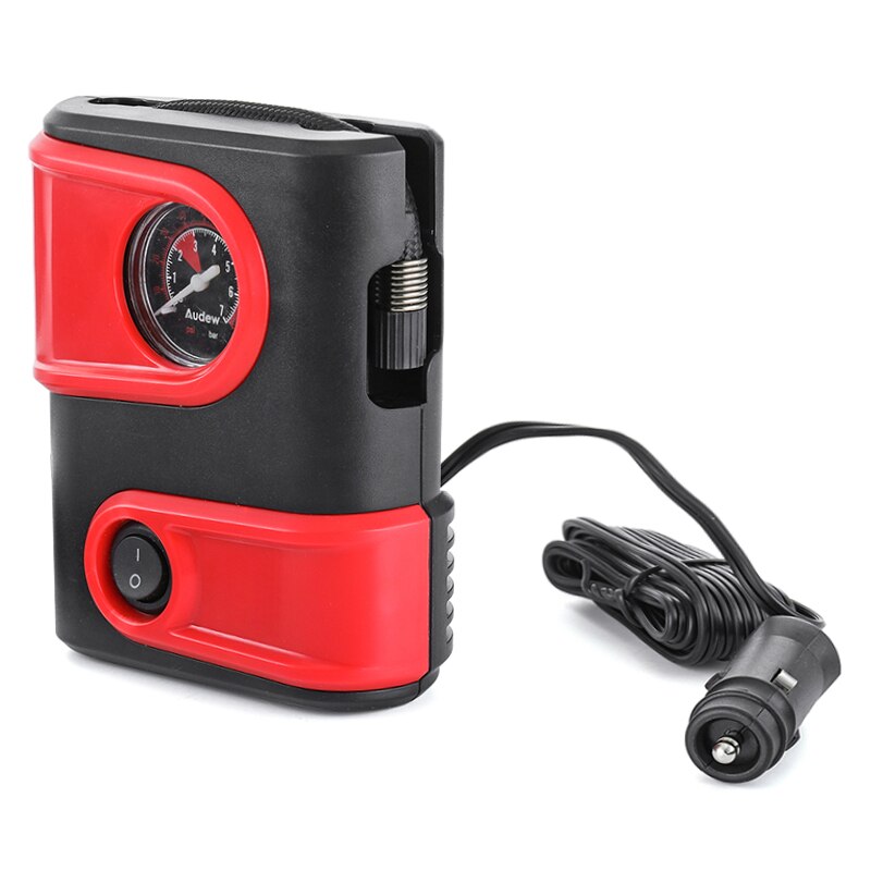 Portable DC 12V 100PSI Air Compressor Inflatable Pump Outlet Compact Portable Auto Tire Pump Inflator Car Bicycles Motorcycle