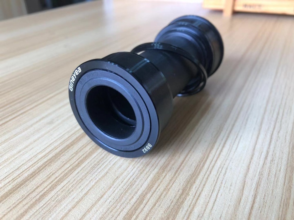 GINEYEA Bearing Bottom Bracket BB86/90/BB92 41mm OD Alloy Cups 24mm through Axle fits 86-92mm MTB Road bike BB parts
