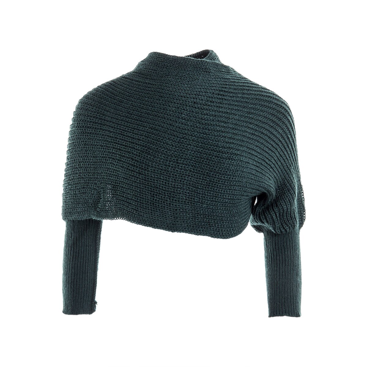 Écharpe en tricot avec manches décontracté femmes | Écharpe chaude, couleur unie, tricot, châle portefeuille, filles,: green