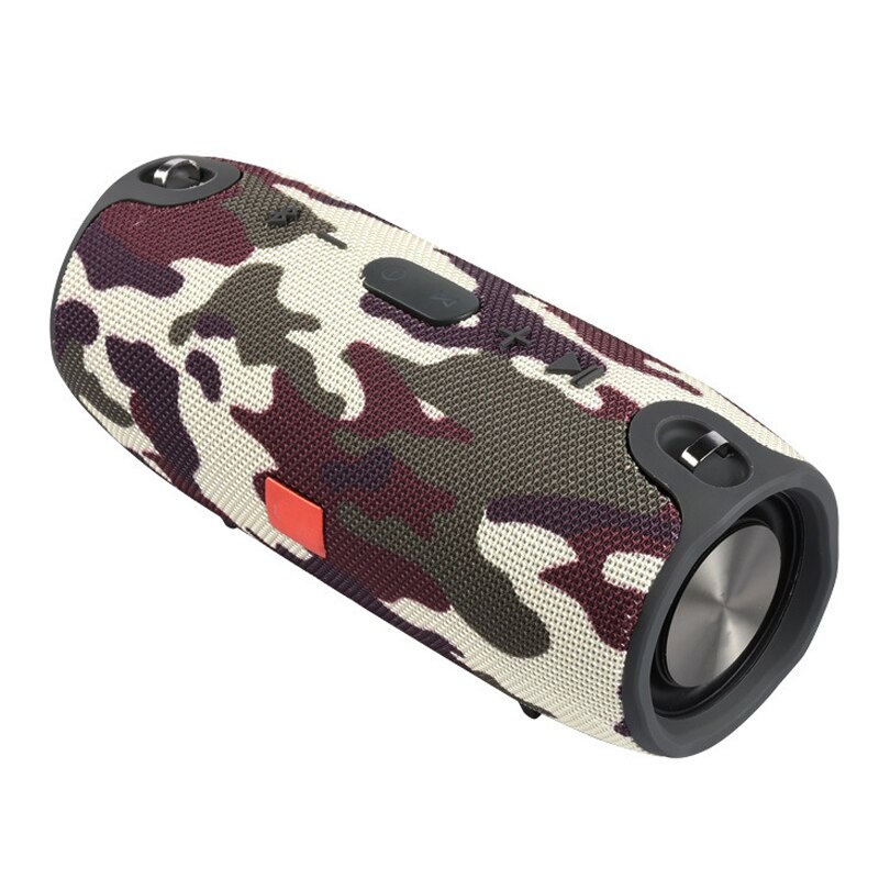 40W High Power Portable Bluetooth Speaker Subwoofer TWS Outdoor Column Waterproof Super Bass Music Center TF AUX FM caixa de som: Camouflage