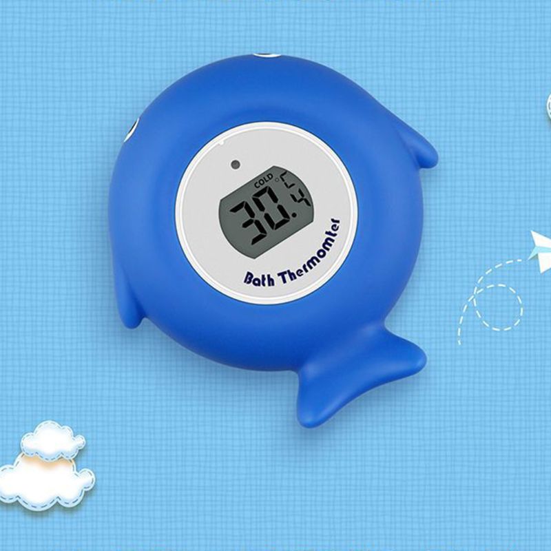 Elektronisk termometer til din babys bad hjælper dig med omhyggeligt at overvåge vandtemperaturen for at holde din baby sikker og sund
