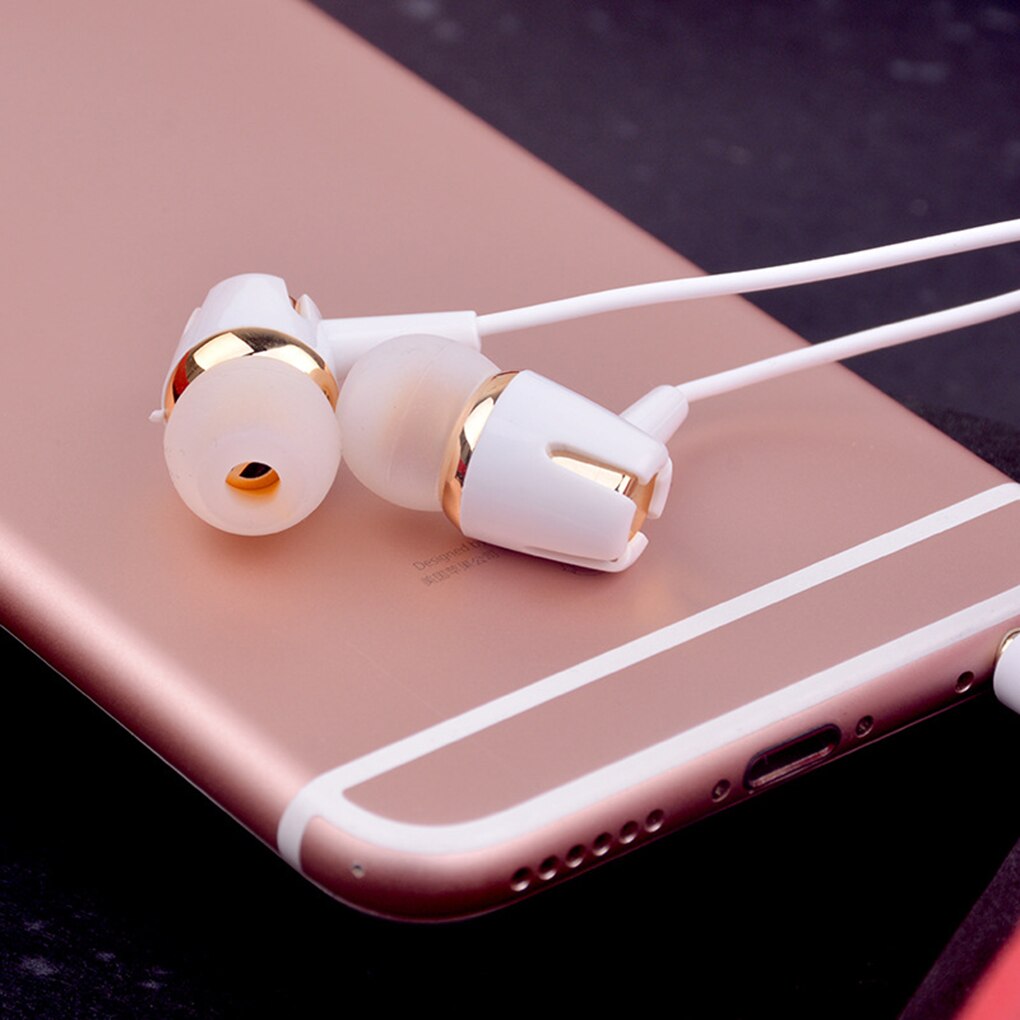 Auriculares estéreo deportivos para correr, auriculares InEar de 3,5mm para teléfono inteligente y Android