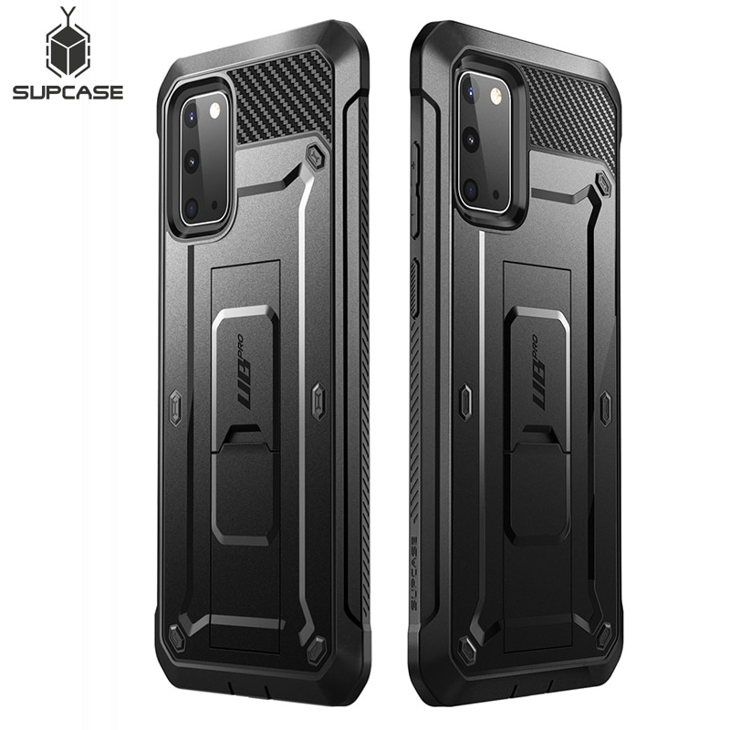 Suporte para samsung galaxy s20 case/s20 5g (2020 liberação) ub pro capa de coldre de corpo inteiro sem protetor de tela embutido