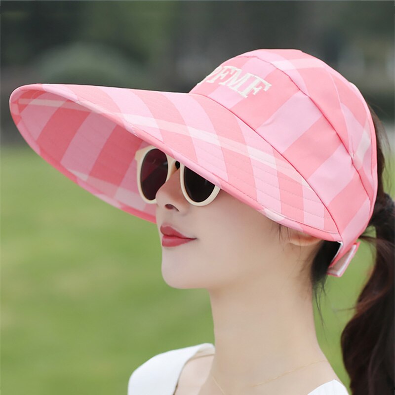Summer Wide Brim Sun Hat Adjustable Ladies Travel ... – Vicedeal