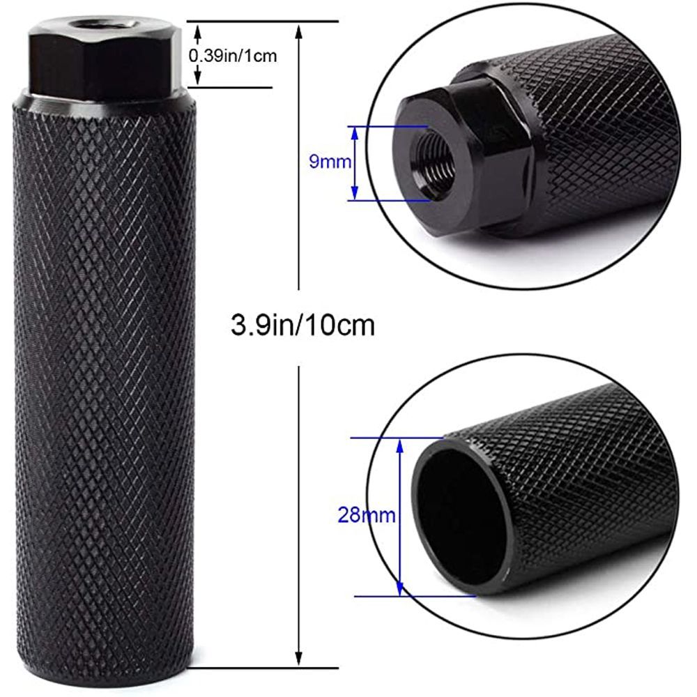 Alumiiniseoksesta liukuesto lyijyjalka polkupyörän tapit bmx tapit maastopyöräilyyn takastuntitapit sopivat 3/8 tuuman akseleille