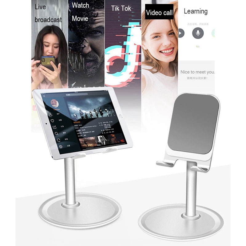 Universele Verstelbare Desktop Mobiele Telefoon Houder voor iPhone iPad Samsung Tablet Mobiele Desk Mount Telefoon Houder Stand Ondersteuning