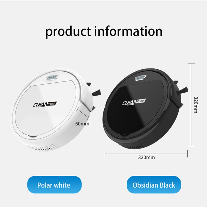 Sweeping Mopping Robot Vacuum Cleaner for Home Collect Pet Hairs Carpet Dust Robotic Collector Intelligent Cleaning Machine