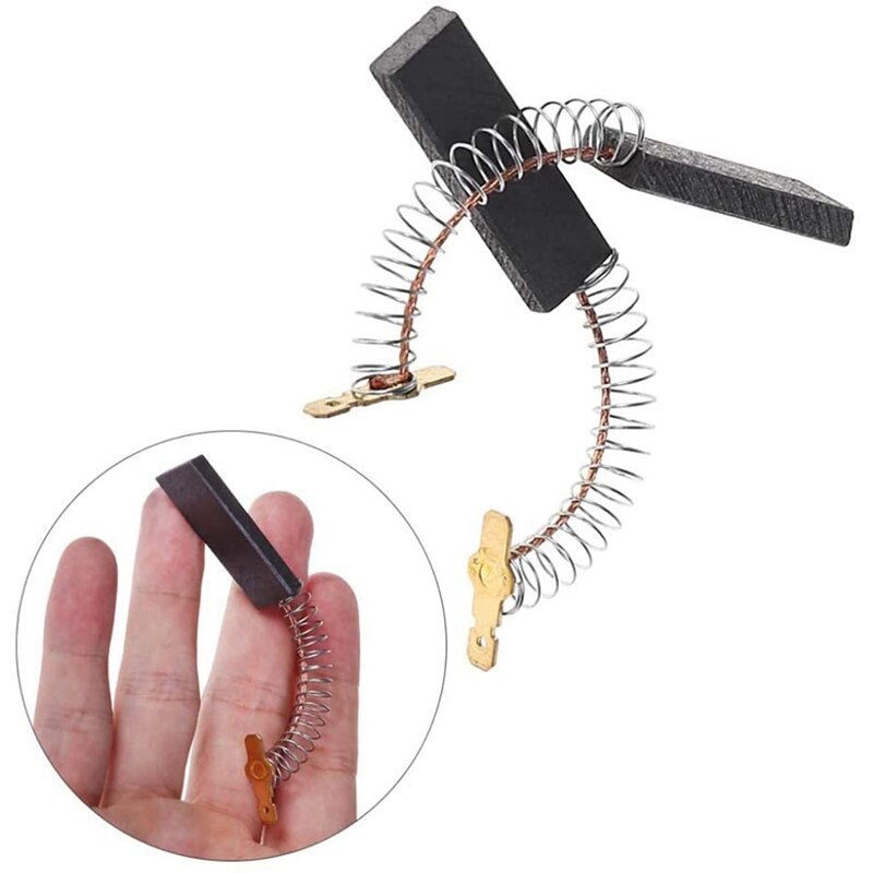 10Pcs Washing Machine Carbon Brushes 154740 Carbon Brushes Motor Carbon Brushes for Siemens Washing Machine