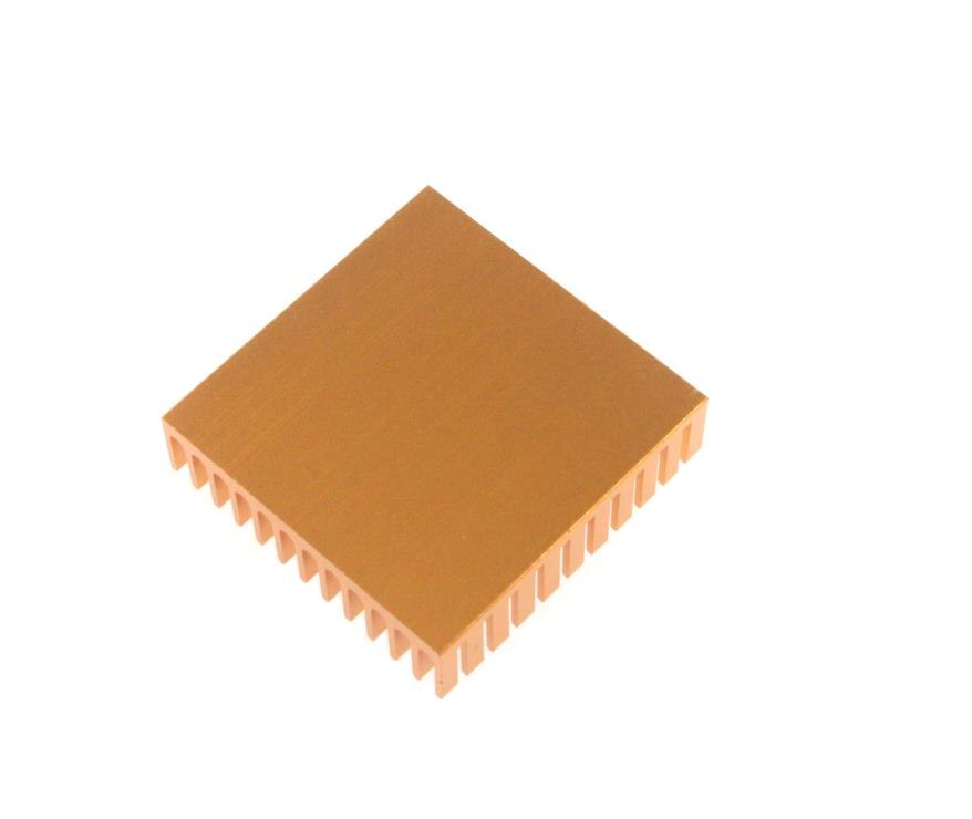 2 stk 40*40*11mm aluminium kjøling heatsink blokk ekstrudert radiator kjøler heatsink kjøling finne aluminium kjøleribbe ekstruder motor
