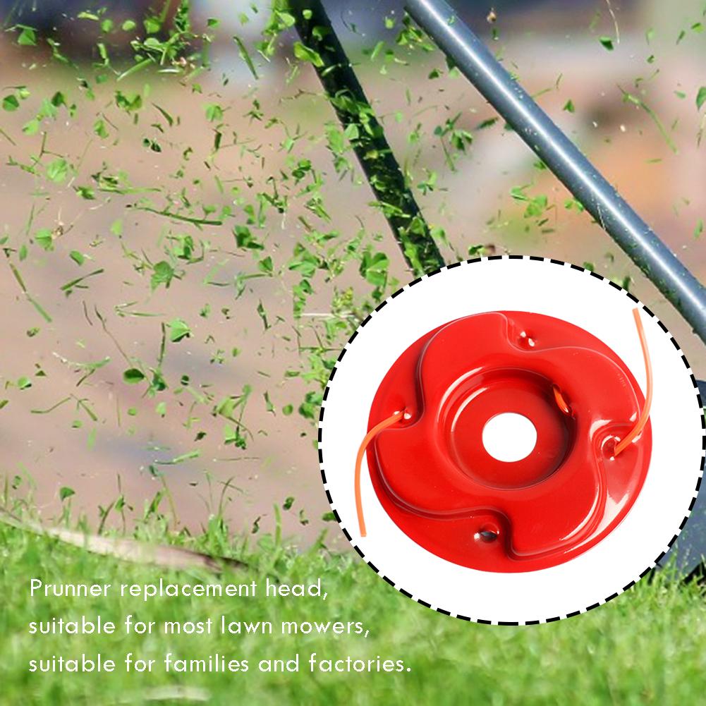 Universal Mower Cutting Head High Wear-resisting Iron Nylon Lawn Lasting Grass Trimmer Head Replacement Tools