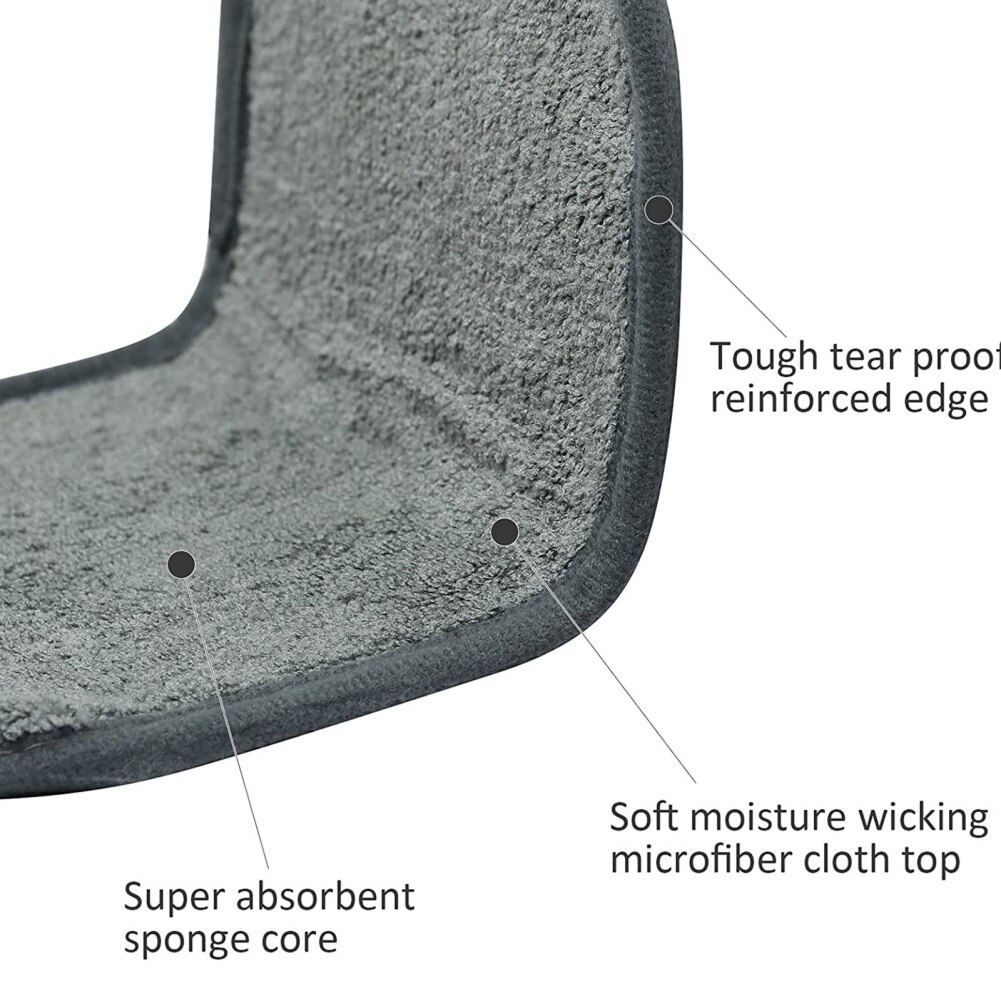Kitchen Faucet Absorbent Mat Sink Splash Guard Microfiber Faucet Splash Catcher Countertop Protector Pad For Kitchen Bathroom
