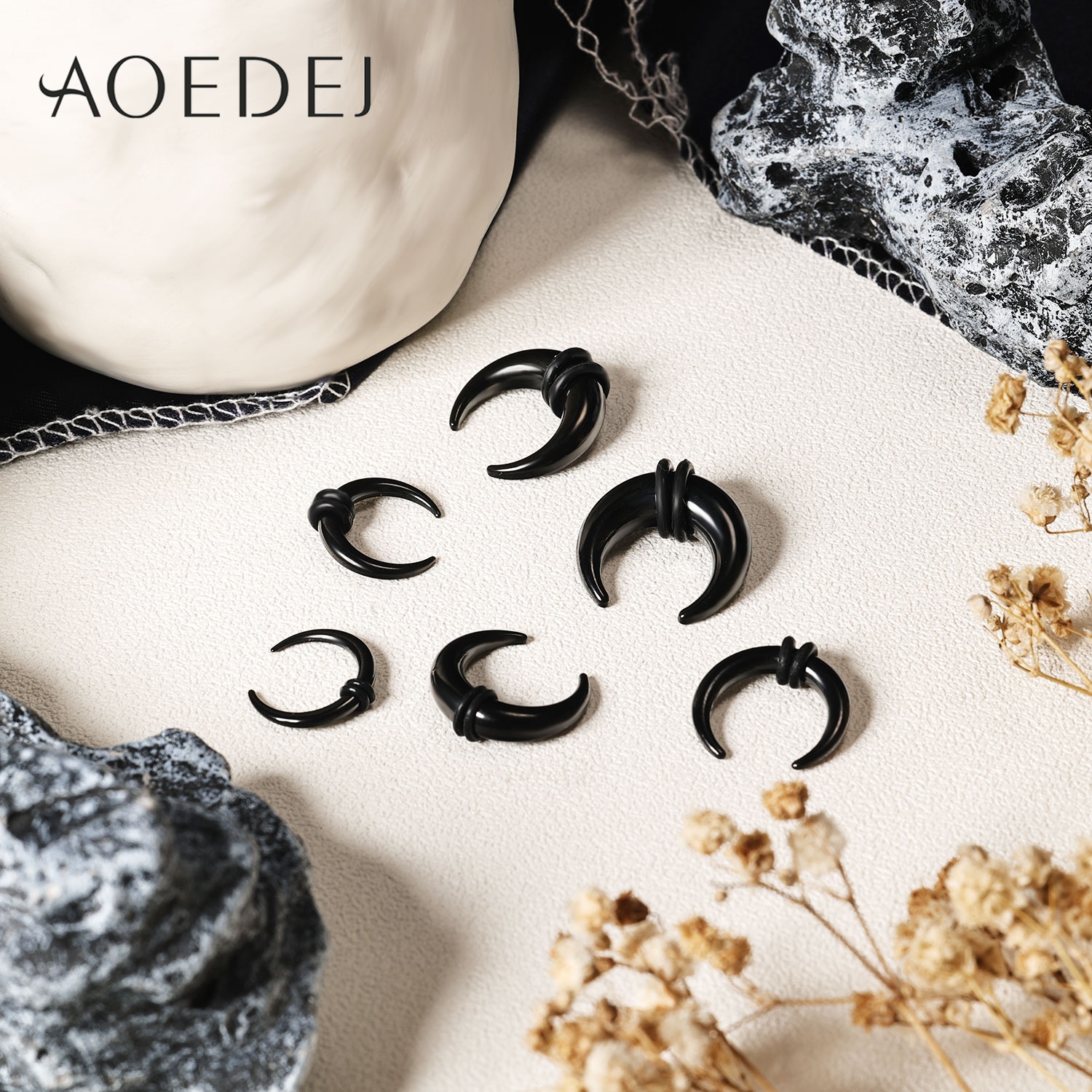 AOEDEJ 1Piece Stainless Steel Nose Ring 8-25mm Horseshoe Shape Septum Rings Colour Nose Studs Earring Punk Body Piercing Jewelry