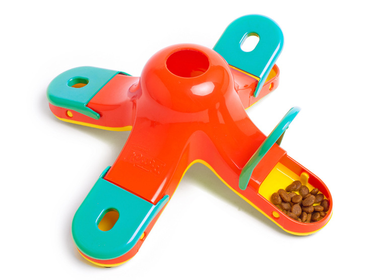 Huisdier puzzel speelgoed Molaire bite-lek-leren gehoorzaamheid dog training puzzel schotel Golden Retriever speelgoed huisdieren acessorios: 19x19x19cm