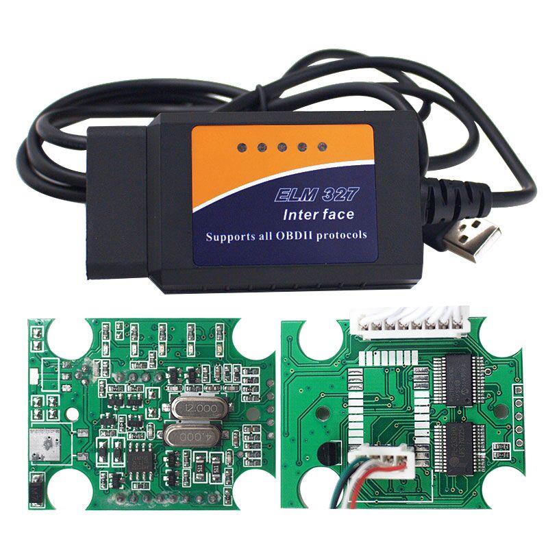 Usb Obd Ii ELM327 Usb Met PIC18F25K80 Chip V1.5 Auto Diagnostische Usb-kabel Interface Ondersteunt Alle OBD2 Protocollen Voor Windows