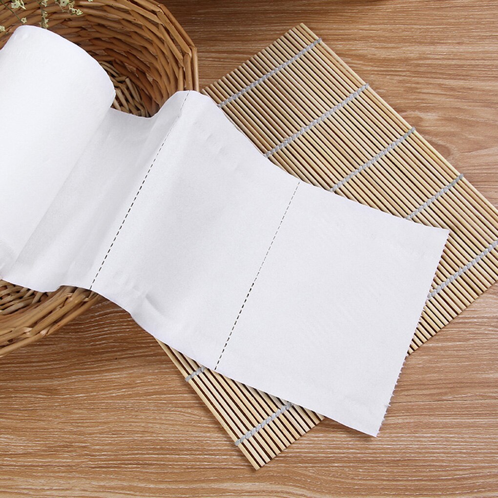 10 Rolls Toilet Paper Roll Home Hotel Paper Towel Restaurant Bathroom Washroom Soft Tissue Roll Wood Pulp Paper