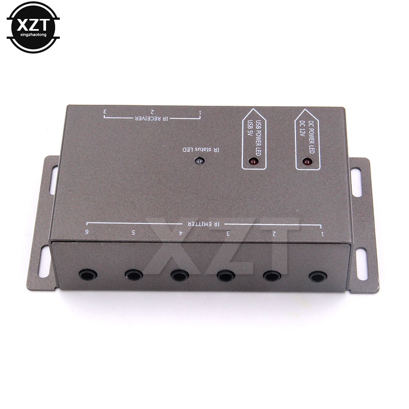 IR Infrared Remote Control Repeater Extender Kit 6 Emitters with 1 Receiver IR System newest
